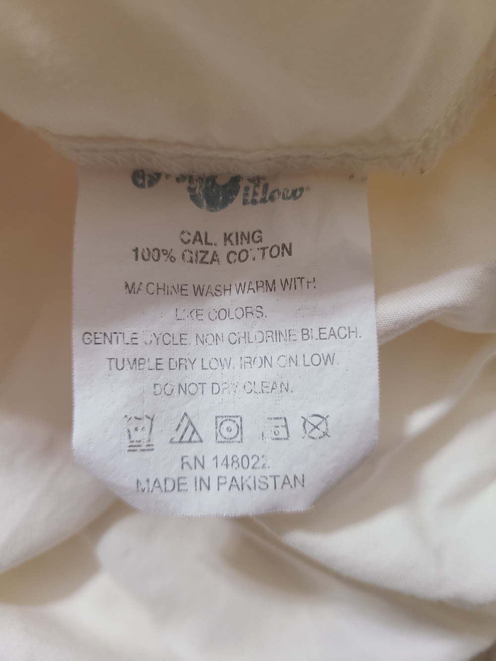 My Pillow Cal King 100% Giza Cotton Sheet Set - Cream